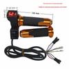 Red Screen 23-Switch Electric Vehicle Throttle Grip with Three-Speed Voltage Display