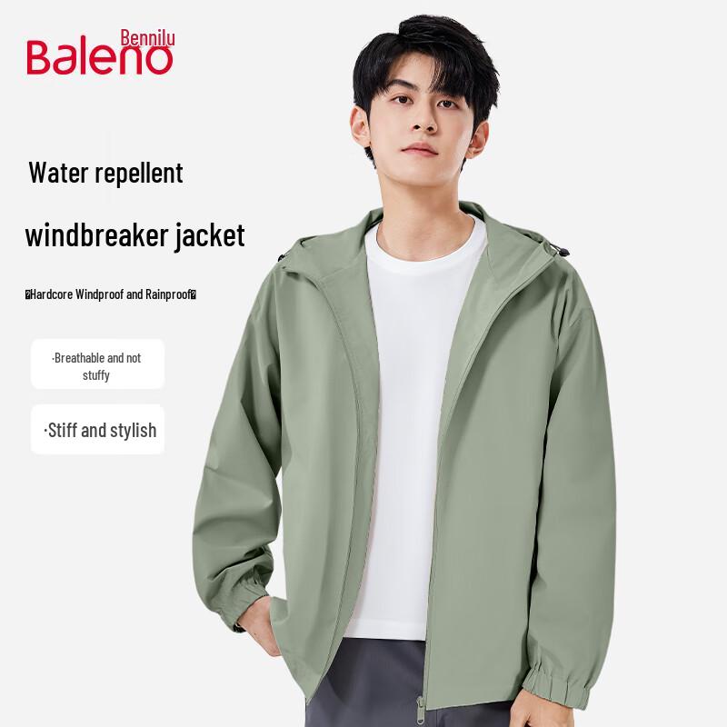 Baleno Men's Basic Waterproof Casual Jacket
