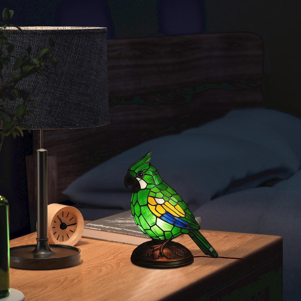 Dekorative Vogel Tier Tischlampe Harz Dekorative Ornamente