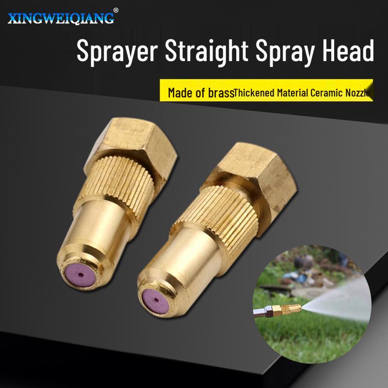 Adjustable Copper Ceramic Garden Sprayer Head for Watering, Irrigation, Dust Removal, and Humidification