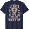 Jesus Der ultimative Kreuzheber Lustiges christliches Fitnessstudio Workout T-Shirt