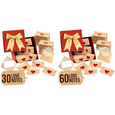 Pack of Heart Shaped Sticker Envelope Note Card Set Ideal for Writing Love Letter As Gift for Friend On Various Event