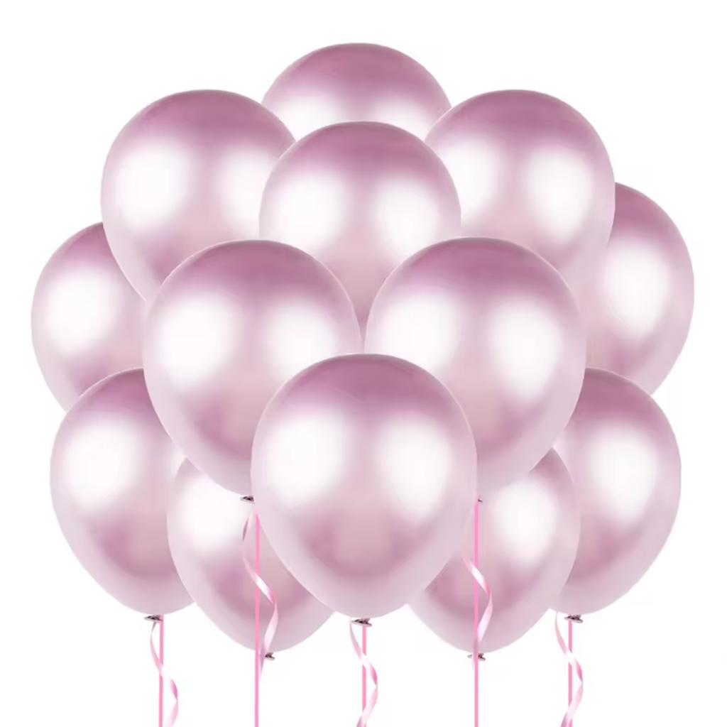 20pcs 12inch Confetti Metallic Metal Balloons Gold Blue Pink Latex Ballon Wedding Birthday Party Decoration Baby Shower Globos