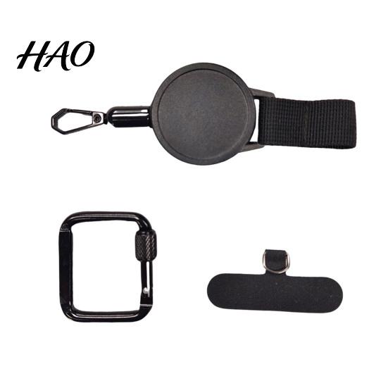 Phone Safety Accessory Retractable Tether Anti-Theft Lanyard with Belt Clip Theft Outdoor Adventure Holder Drop Protection Keychain for Travel Hiking