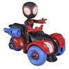 Marvel Spidey and His Amazing Friends - Figurine Miles Morales: Spider -Man Avec Véhicule Techno -quad - Enfants Dès 3 Ans