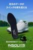 Shot Navi INSOLYIS Smart a Insole for Golf and Suitable for Both Men and Women Insole, Battery-operated Training, (SS 23-24cm)
