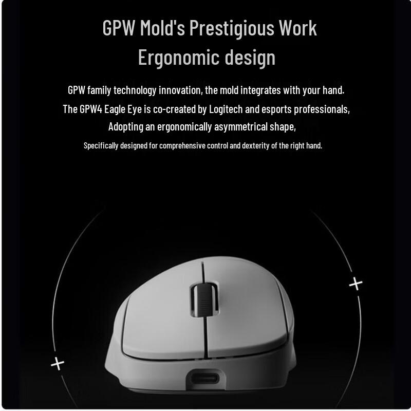 Logitech G PRO X SUPERLIGHT 2 DEX Wireless Gaming Mouse