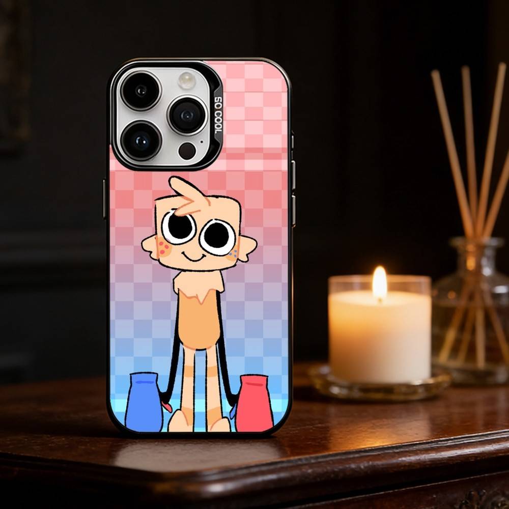 

Мультяшный чехол Goob Dandys World для iPhone 17 16 15 14 13 12 11 Pro Max Plus Серебристый Матовый Черный Чехол iPhone15