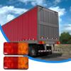 Trailer Side Lights LED 1 Pair Truck Side Lights 12V/24V/12-80V Night Driving Tail Lights Trailer Signal Tail Light
