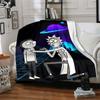 1pc Space Adventure Duo flannel Blanket for Super Soft Cute Comfort Blanket for Travel Bedding Couch Sofa Blanket Y82577