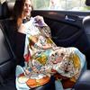 1pc, Home Decor: Seven Dwarfs Flannel Blanket Perfect Gift for Bedroom, Living Room, Travel, Camping, Car