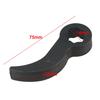 1/2 Pry Bar Wrench Adaptor Metal Head, Crowbar Adapter Head 14mm, Tool, Black