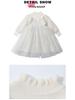 Girls' Stylish Knit Wool Dress for Spring & Autumn 2025