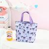 Oxford Cloth Lightweight Lunch Bag With Kuromi Labubu Print Design For Office Use And Outdoor Storage