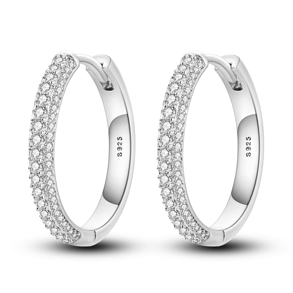 Orstarry 925 Silver Beetle Daisy Insect Flower Earrings Silver Hoop Earrings For Women Jewelry Original Party Gifts