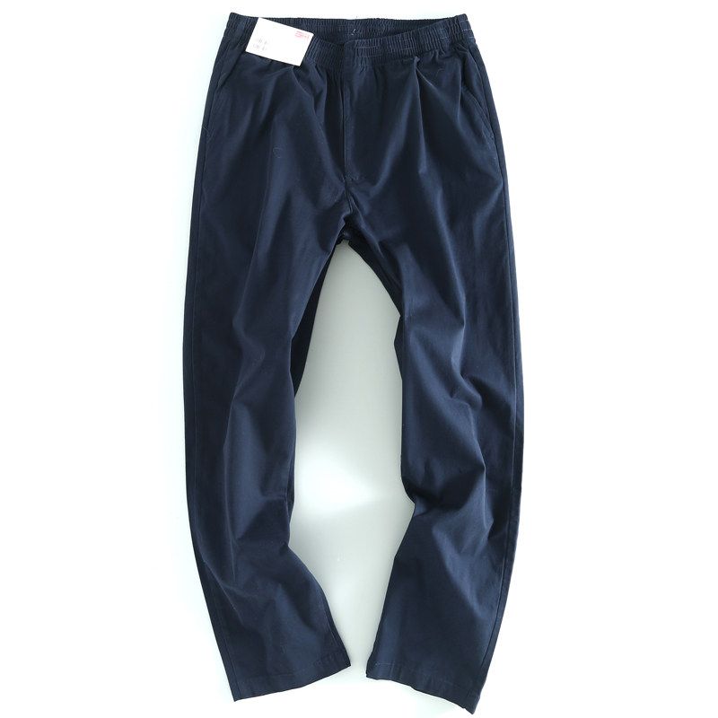 Trade Brand Discount Cut the Tag Off Men's Spring and Autumn Thin Men's Casual Trousers Linen Drape Cut the Tag Off Overplus Order Solid Color Pants