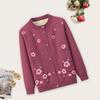 Cappotto Invernale da Nonna Bottoni Antifreddo Maniche Lunghe Confortevole Maglione Invernale da Mamma Cappotto Indumento da Donna