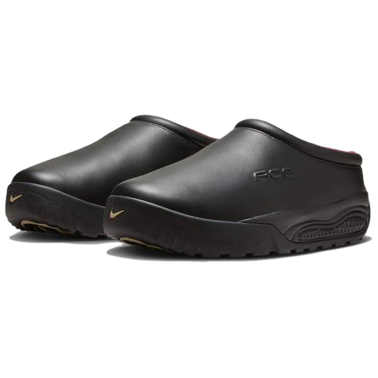 Nike ACG Rufus Black Leather Unisex Mule HV4087-001