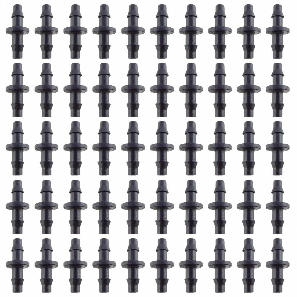 Hose Connector for Garden Irrigation Irrigation System Connectors 50 Pcs Barbed Hose Connectors Set 1/4 Universal Drip for 4/7