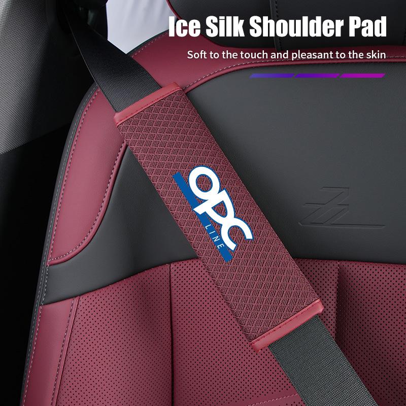Universal Car Ice Silk Shoulder Protection Pad Interior Accessories For Opel Corsa Astra Insignia Vectra Zafira Meriva