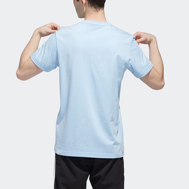 Adidas Neo X Disney Cartoon Short Sleeve T-Shirt Men Tops Powder-Blue GJ5638