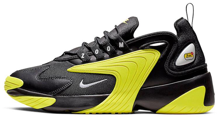 Nike Zoom 2K Black Dynamic Yellow AO0269-006 42.5