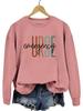 European Fashion Printed Long-Sleeve Pullover Sweatshirt: Comfortable, Versatile Autumn Top for Women