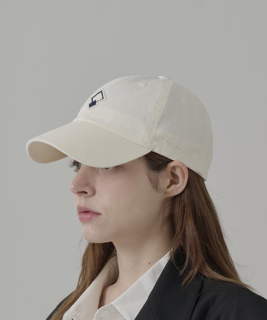 Seuteijial Diamond Washed Ball Cap [Cream]
