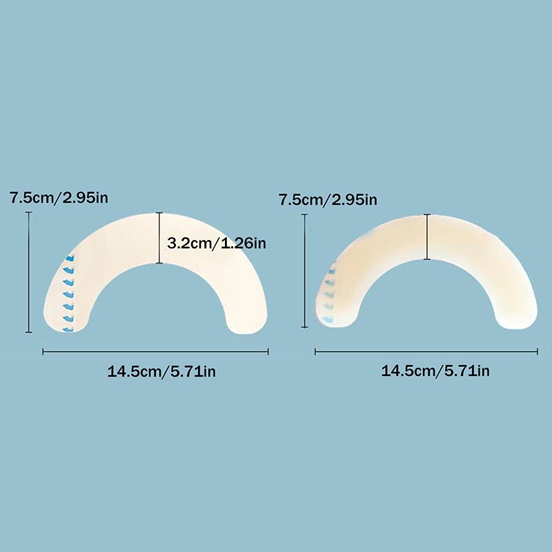 10Pcs Barrier Stoma Ostomy Strips Tape Strip Rings Adhesive Pressure Fixing Colostomy Leak Proof Colostomy Bag Barrier Strip
