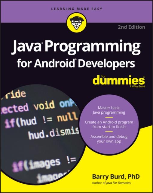 The Java Programming for Android Developers For Dummies Book