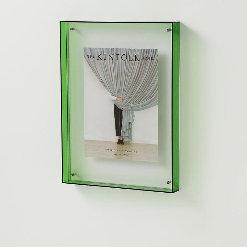 

Ins Style Transparent Acrylic Photo Frame Picture Kpop Posters Photocard Idol Card Holder DIY Wall Decoration Home Ornaments (as the picture,11x14cm)