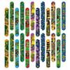 12pcs Teenage Mutant Ninja Turtles Slap Bracelets Kids Birthday Party Favors Wristband Toys for Boys Cosplay Supplies