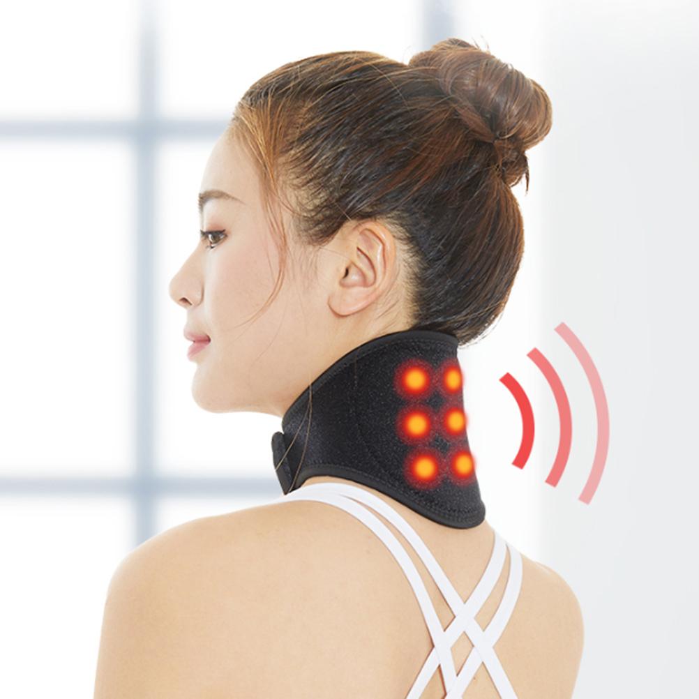Unisex Neck Support Brace Self Heating Cervical Wrap Suffer Relieve Fatigue Neck Guard Protector