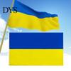 Decorative Ukraine Flag UV-resistant Non-fading Polyester Bright Ukrainian Color of for Indoor Banner