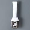 Toothpaste Squeezer Quantitative Squeeze Reduce Waste Strong Bearing Kids Adult Wall Mount Automatic Toothpaste Dispenser Bathroom Accessories