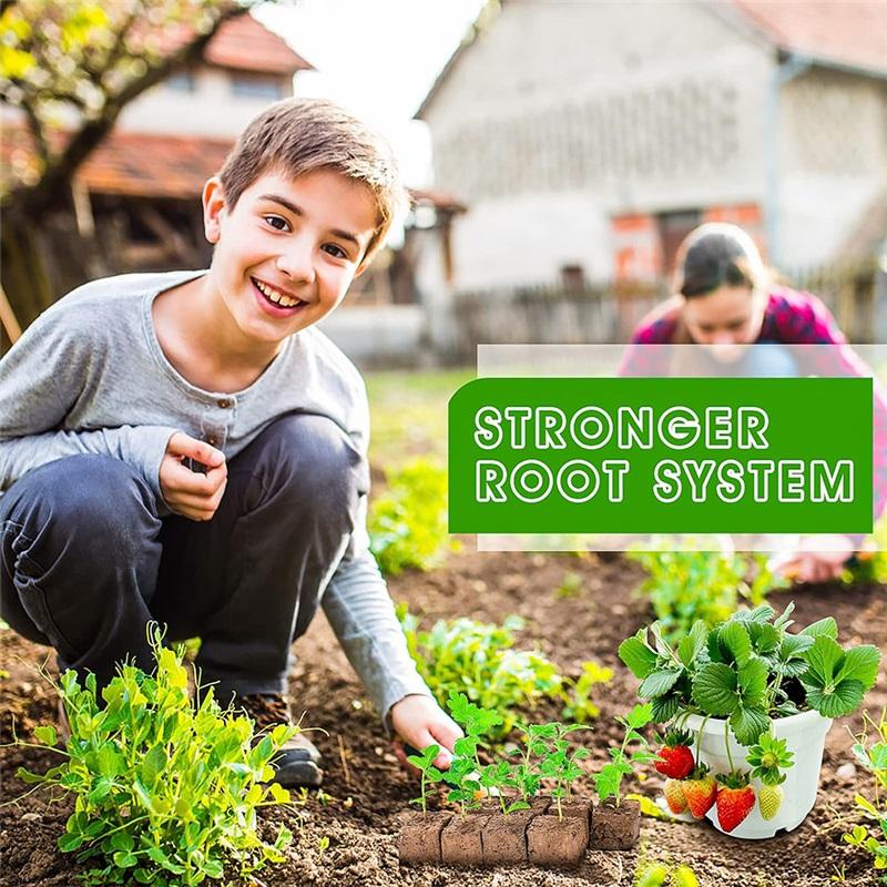 New Handheld Seedling 4 Soil Block Maker 2 Inch Soil Blocking Tool for Garden Prep Seedlings Cuttings Greenhouse Garden Supplies