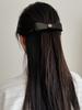 Oar Classic Marble Ribbon Hairpin [Black]