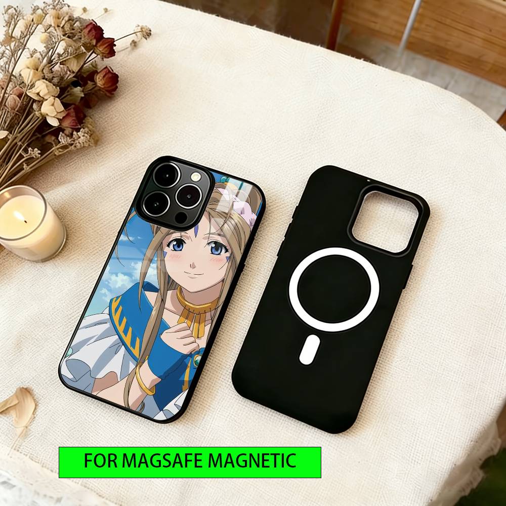 Ah My Goddess Phone Case For iPhone17,16,15,14,13,12,11 Plus,Pro Magnetic with Magsafe Wireless Charging