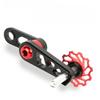 1Pc Folding BMX Soil Slope Bike Oval Dental Disk Chain Press, Zipper, Chain Stabilizer