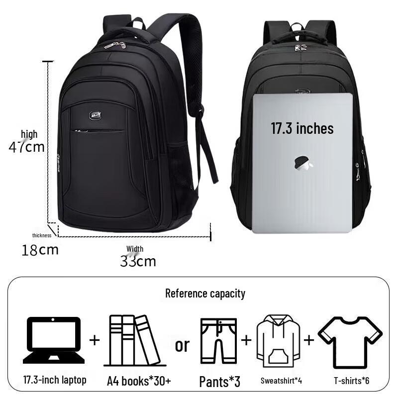 Warrior Large Capacity Men's Business & Travel Laptop Backpack