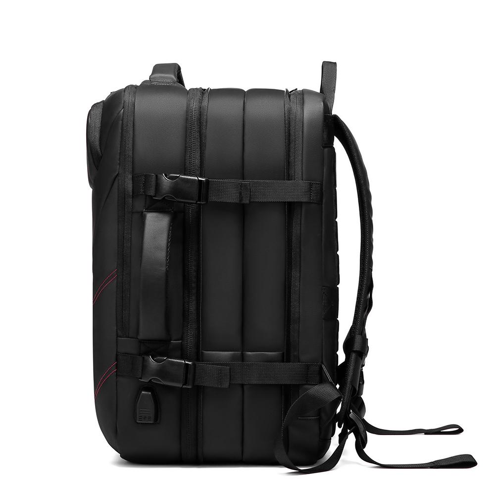men's pvc waterproof usb charging male laptop casual travel bag