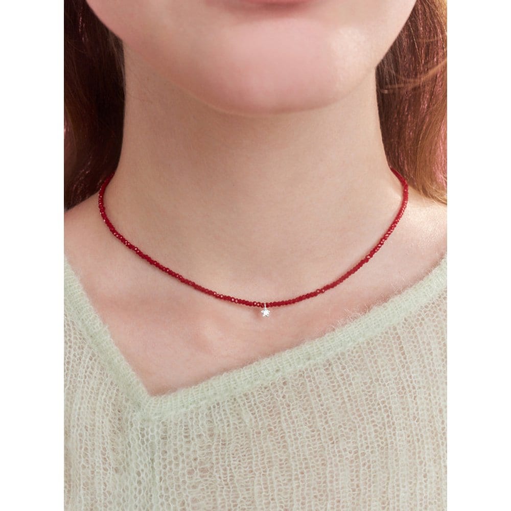 Asteroid Star Beads Necklace