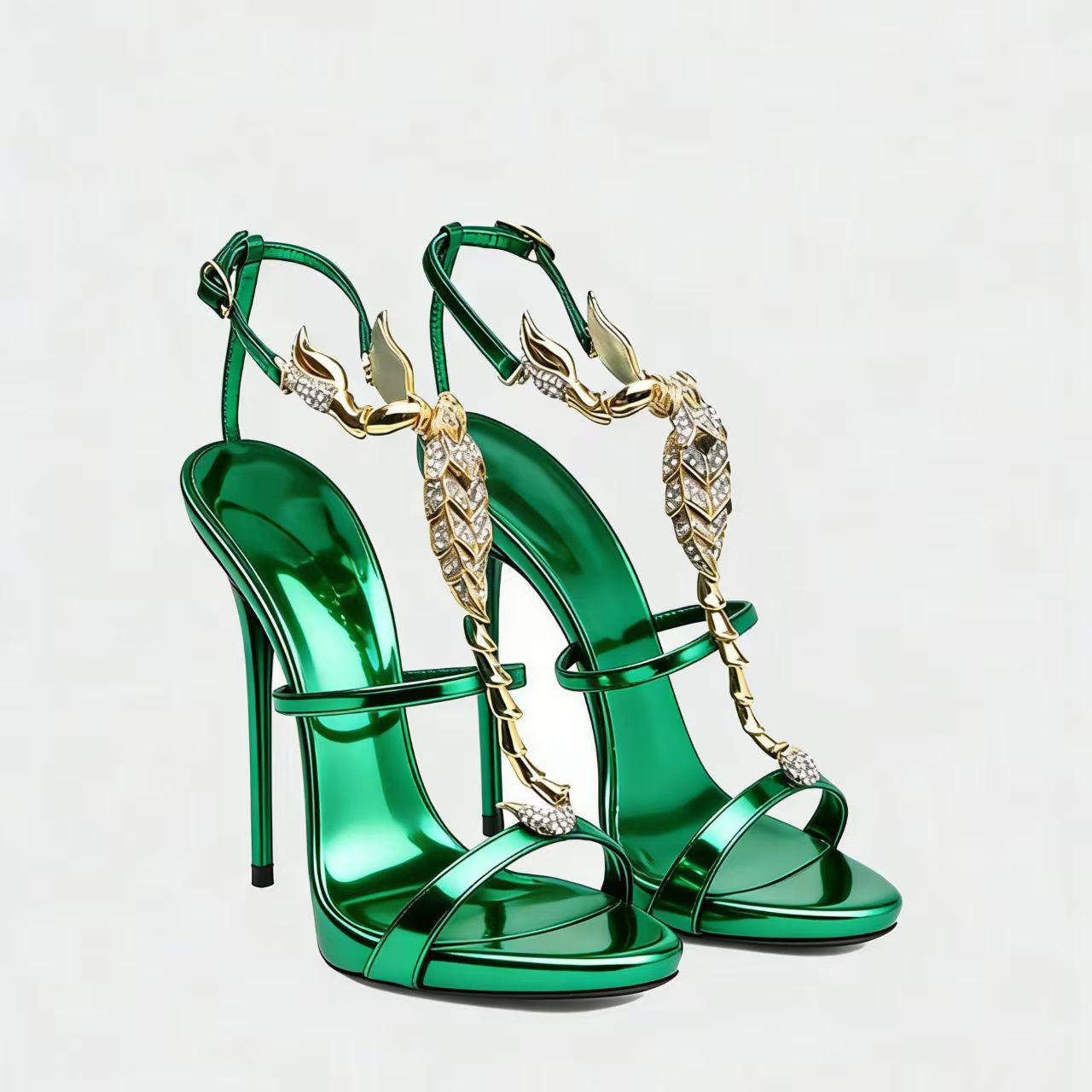 2025 Spring Collection: Women`s Elegant Open-Toe