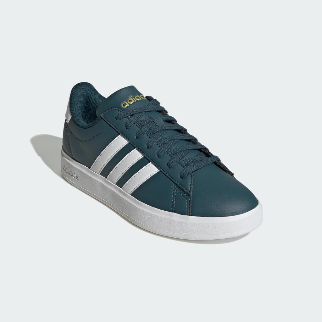 Adidas Grand Court LIT87 Arctic Metallic Size cm 2.0 Women's Sneakers, Night/Footwear White/Gold (IF2840), 23.0