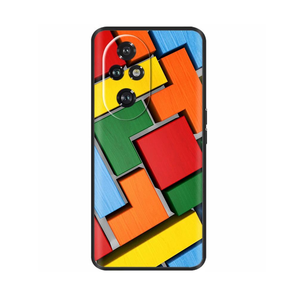 Für Honor 200 Pro Hülle Niedlich Weich Silikon TPU Coque Funda für Honor 200 Pro honor200 Handyhülle Schwarz Capas Für Honor 200 Lite