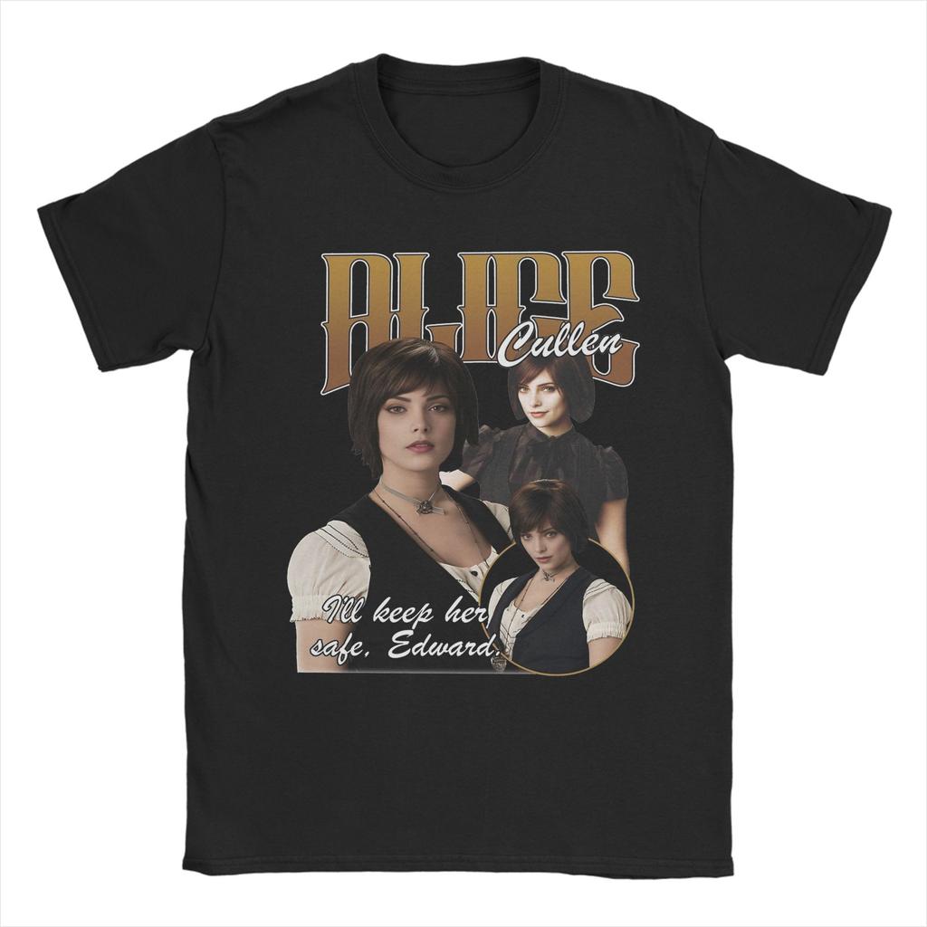 Creative Edward Cullen Vintage 90s Twilight TShirts for Unisex O Neck Pure Cotton T Shirt Short Sleeve Tee Shirt Clothing