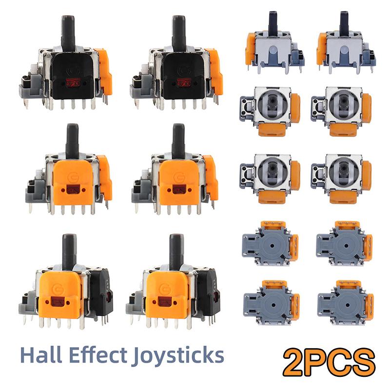 Replacement Hall Effect Joystick 3D Analog Joystick for PS5/PS4/Xbox One/Switch Pro Controller ThumbStick Repair Parts Accessory