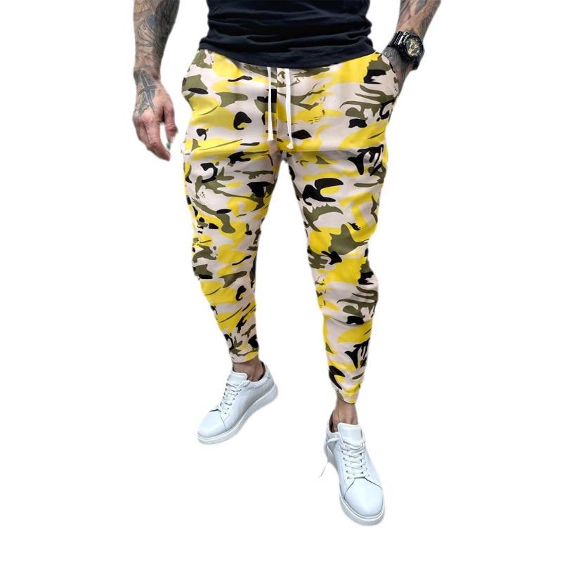 New Casual Camouflage Print Men's Trousers Fashion Casual Trousers Men's Sports Trousers