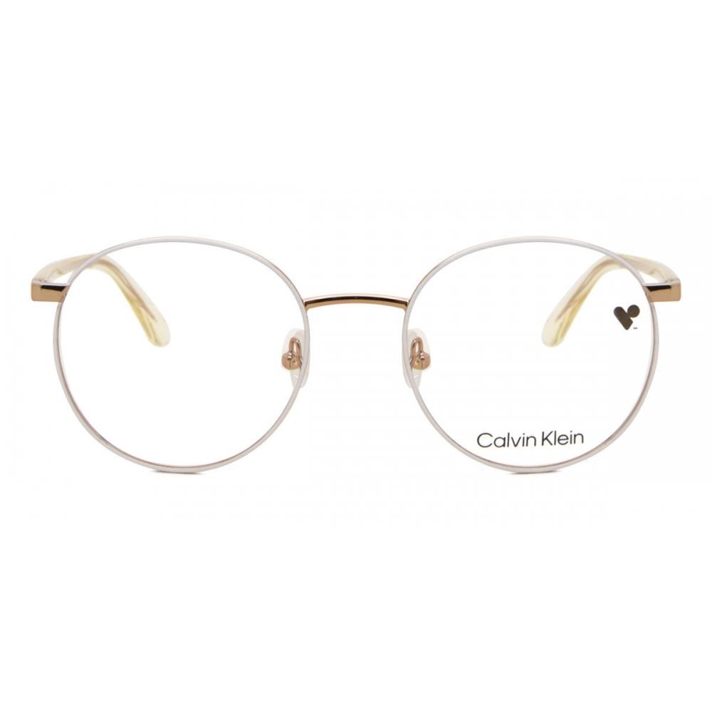 

Calvin Klein Ck23106 108 Unisex Eyeglasses White Brown/51-20-140