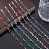 Copper Color Zircon Necklace Women Luxury Fashion Jewelry
